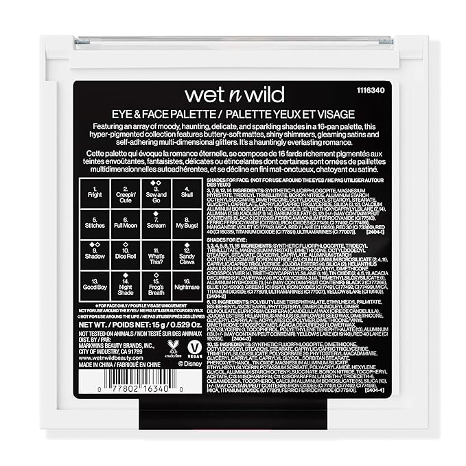 wet n wild Nightmare Before Christmas Eye & Face Palette