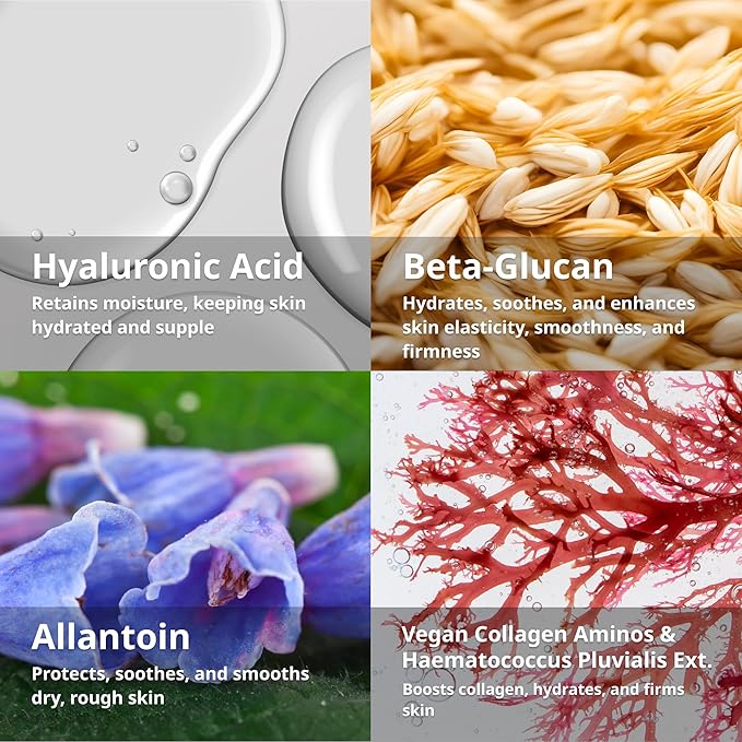 Hyaluronic Aqua Gel, Lightweight Oil-Free Face Moisturizer with Hyaluronic Acid for Deep Hydration, Fast-Absorbing Gel Cream, Fragrance-Free Lotion for Sensitive & All Skin Types (50 ml)