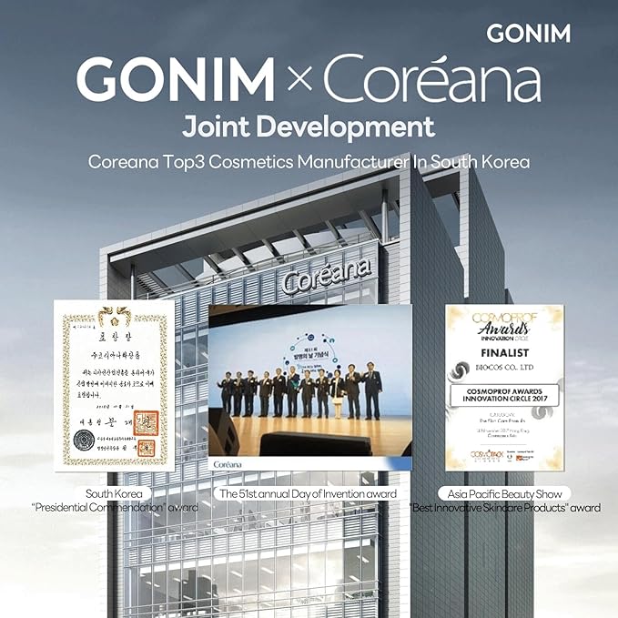 GONIM Face Mask Korean Skin Care with Hyaluronic Acid Serum, Collagen Activation, Vitamin C-Face Masks Skincare Hydration, Moisturizing Sheet Mask, Travel Essentials, Korean Face Mask 30ml x15pcs