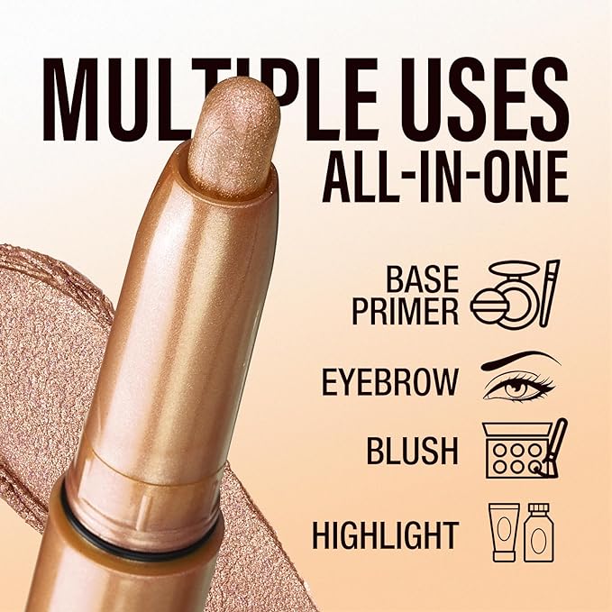 Jolilab Eyeshadow Stick Set, 2 Colors Matte Professional Bright-Colored Contouring and Highlight Stick, Cream Waterproof Long Lasting High Pigmented Eye Shadow. (2, 07+07 2pcs)