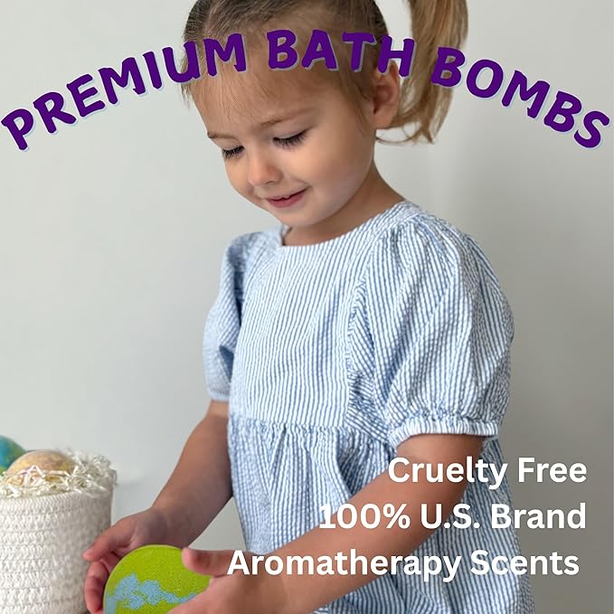 EvolutionUSA 1pc Purple Epic Superhero Bath Bombs for Kids, Super Hero Bath Bomb with Toy Inside, Lush Children Bathbomb, Organic Bathbomb with Surprise Inside, Fizzy Fun Superhero Bath Ball