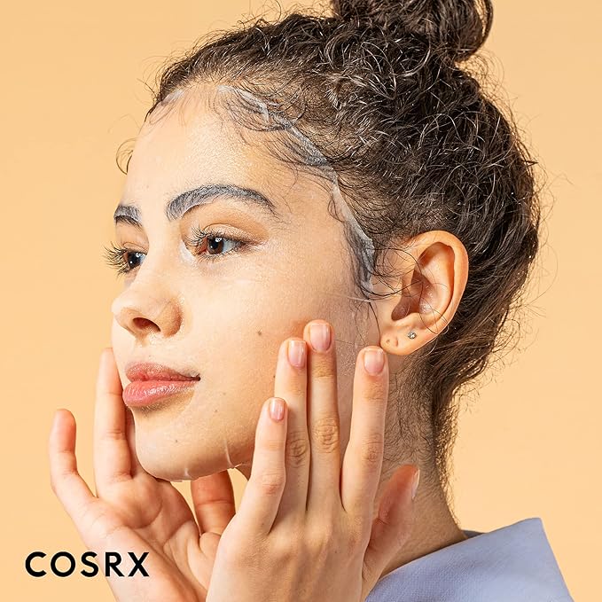 COSRX Glazed Donut Look- Snail Mucin 92% Daily Repair Moisturizer with Snail Mucin Sheet Mask (Pack of 10), Hydrating Serum for Face with Snail Secretion Filtrate for Dark Spots and Fine Lines