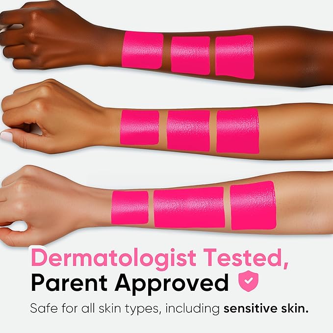 Blue Squid PRO Pink Face Paint Stick - Waterproof Body Paint For Adults & Kids Eye Black Baseball, Eyeblack Softball - Vegan Hypoallergenic Twist-Up Non-Toxic Makeup Stick - Cosplay, Sports & SFX