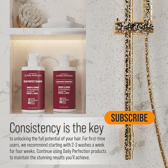 (dp) Color Protect Conditioner – Maintain & Enhance Color-Treated Hair – Clean + Salon-Grade Formula with Biotin & Keratin