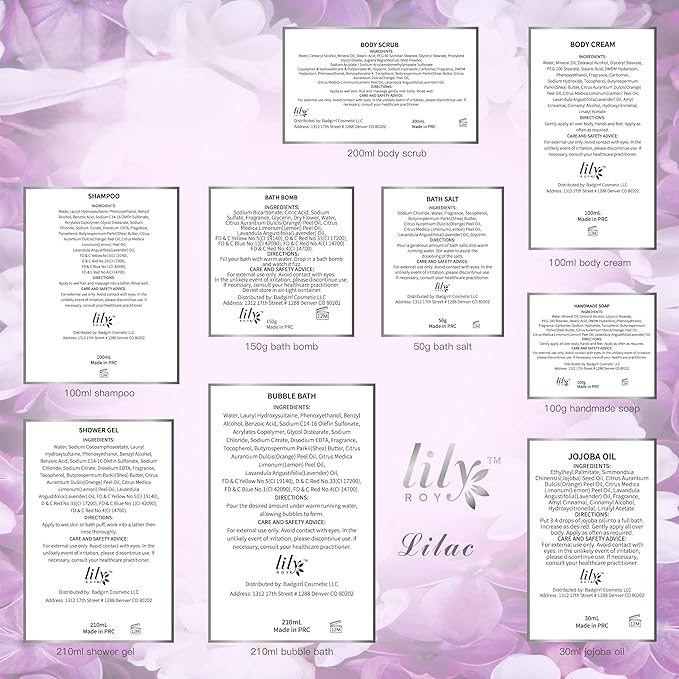 Bath & Body Gift Set for Mothers Day - Luxury 18-Piece Spa Gift Basket for Women, Pampering Bath Set with Bath Bomb | Christmas, Birthday Gifts, Perfect Holiday Gift for Her & Mom All Occasions