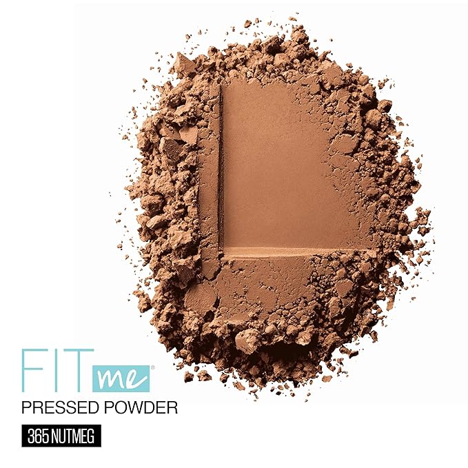 Maybelline Fit Me Matte + Poreless Pressed Face Powder Makeup & Setting Powder, Nutmeg, 1 Count