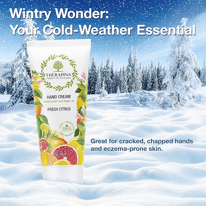 Aromatherapy Hand Cream for Dry Skin – Shea Butter Hand Cream for Women and Men with an Awakening, Long-Lasting Fresh Citrus Scent – Vegan Hand Cream Lotion for Dry Skin, 3 Oz.