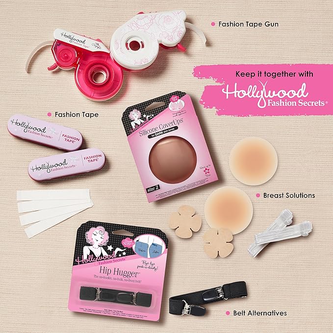 Hollywood Fashion Secrets Microfiber Makeup Removers – Reusable Makeup Remover Pads for Face, Facial Cleansing Pads for Sensitive Skin, 2 Pack