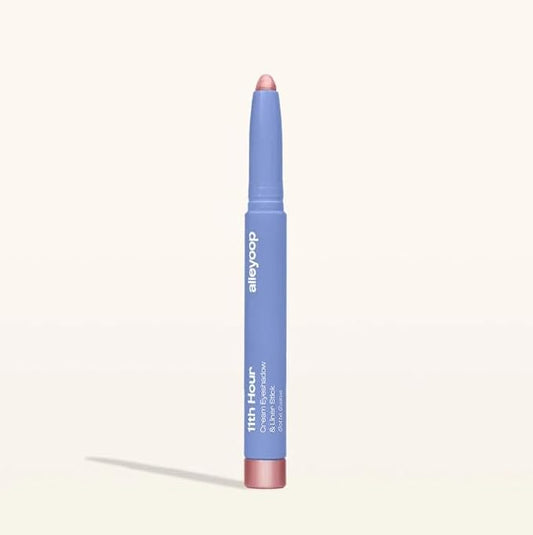 ALLEYOOP 11th Hour Cream Eye Shadow Sticks - Gotta Guava (Shimmer) - Award-winning Eyeshadow Stick - Smudge-Proof and Crease Proof for Over 11 Hours - Easy-To-Apply and Compact for Travel, 0.05 Oz