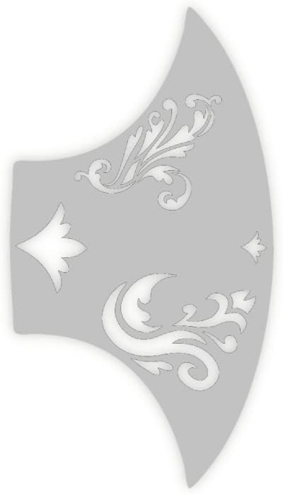 Stencil1FX Flourishes 1 Eyes Makeup Stencil - Fairy Renaissance Elven Princess - Makeup Stencil for Costumes, Dress Up, Halloween, Cosplay, Arts, Face Painting