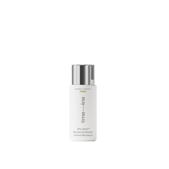 Timeline Mito-Biotic™ Travel Size Resurfacing Face Exfoliator With Acids To Purify, Tone, Hydrate, Refine Texture & Unclog Pores - .30mL