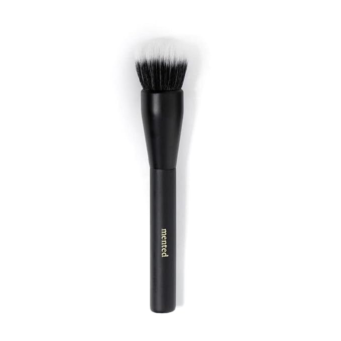 Mented Cosmetics Soft Synthetic Makeup Brushes, Blush, Concealer, Powder & Primer, Densely Packed Blending Brush for Face Makeup, Ideal for Women, Powder Brush