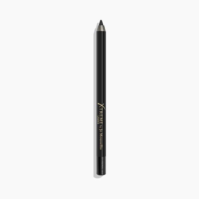 Xtreme Lashes GlideLiner Long Lasting Eye Pencil with Sharpener, Xtreme Black, 0.04 Oz, Waterproof Makeup, Gel Formula, Blendable, Smudge, Fade, & Sweat Proof