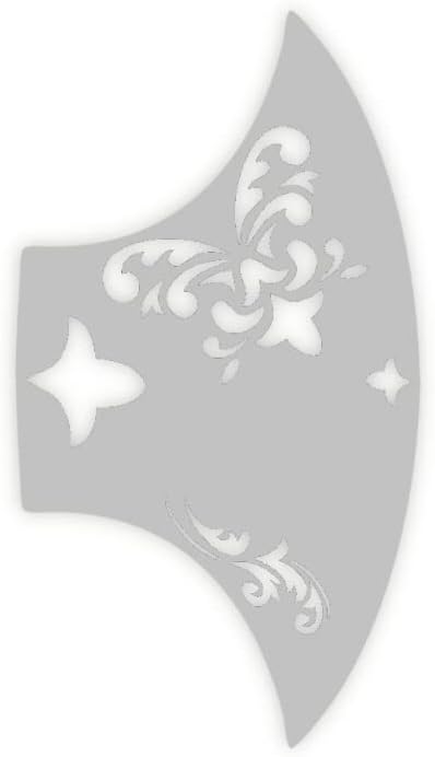 Stencil1FX Flourishes 2 Eyes Stencils Fairy Renaissance Elven Princess Makeup Stencil Costumes Dress Up Halloween Cosplay Arts Face Painting Reusable cleanable Carnival