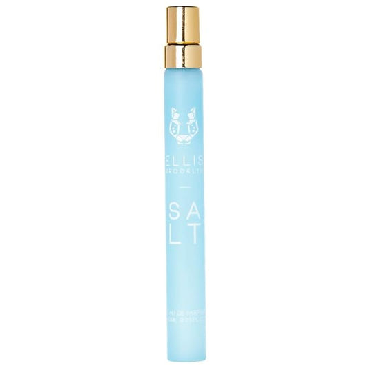 Ellis Brooklyn Salt Eau de Parfum, Travel Spray, Fragrance For Women with Ambergris, Tahitian Tiare, Ylang Ylang & Sandalwood - Tropical - Vegan, Cruelty-Free Paraben-Free,10ml / 0.33 Fl Oz