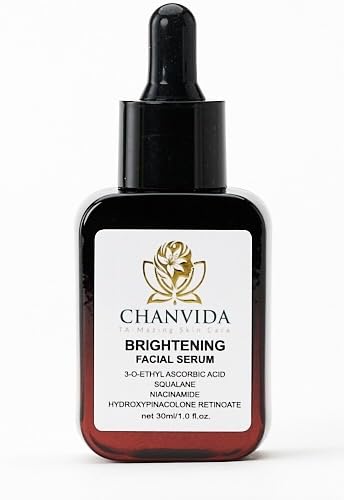 Brightening Facial Serum has Vitamin C, Niacinamide, Retinoate, Vitamine E, and Natural Ingredients help Reduce Dark Spots & Hyperpimentation, Smooth & Evens Skin Tone, Reduces Fine Lines.