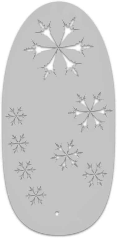 Stencil1FX Snowflakes Makeup Stencil - Snow Flake Eye Stencil Durable Quality Reusable Stencils for Parades, Parties, Cosplay, Arts, Face Painting