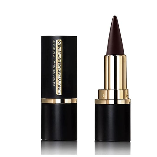 Go Ho Gel Eyeliner Stick,Soft Brown Eye Liner Cream Stick Crayon,Soft Smooth Long Wearing Eyeliner Pen,Eyeshadow Lips Makeup for Women(Brown)