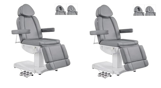 DIR Full Electrical Medical Aesthetic Chair Facial Beauty Bed Podiatry Doctors Office Chair with 3 Motors Ink