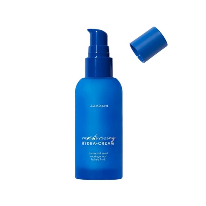 AAVRANI Moisturizing Hydra-Cream - Oil Free, Lightweight, Hydrating Daily Moisturizer - Formulated with Lychee Fruit, Tamarind Seed and Moringa Leaf - 1.7 Fl Oz
