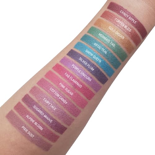 Aromi Gold Metallic Liquid Lipstick | Yellow Bronze Lip Color with Shimmery Finish, Vegan and Cruelty-free, Smudge Proof, Long-lasting | (Gold Digger)