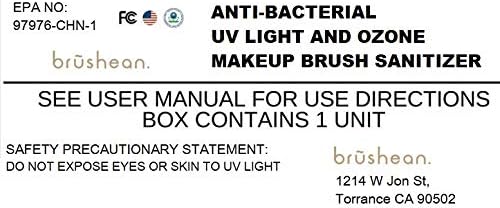 Makeup Brushes UV Sanitizer (Standard, White/Rose Gold)