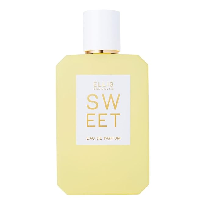 Ellis Brooklyn Sweet Eau de Parfum, Gourmand Perfume for Women with Pear, Marshmallow & Orris, Vegan, Cruelty-Free, Paraben-Free, Made in the USA,100ml / 3.4 Fl Oz