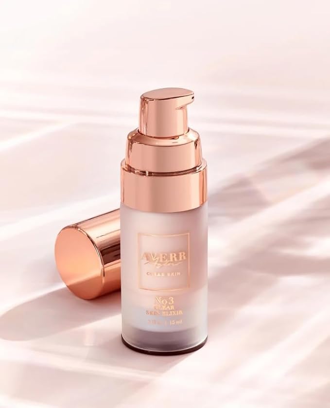 Averr Aglow Clear Skin Elixir, Face Mask Prevent Breakouts, Clear Acne & Oily Skin, Fade Scars Marks, Natural Skincare Solution, Reducer & Pores Cleanser Treatment, Natural Younger Looking Skin