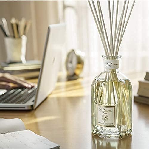 Dr. Vranjes - Ginger Lime 500 ml Reed Diffuser + Elegant Shopping Bag, Bright Fruity & Spicy, Home Fragrance, Made in Italy
