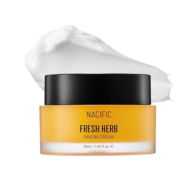 NACIFIC Fresh Herb Origin Facial Cream 1.69fl.oz 50ml Vitamin B, Vitamin Radiance Skin's moisture barrier Hydrating day and night Korean skincare for All skin types