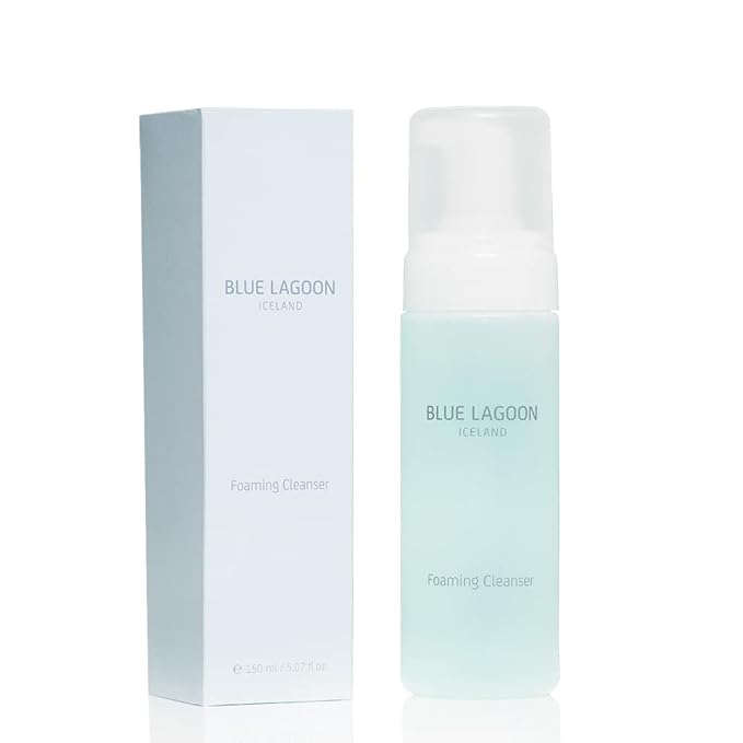Blue Lagoon - Natural Foaming Face Cleanser - Gentle Facial Wash - Skin Purifier - Cleanser for Women - Makeup Dissolver - Bioactive Icelandic Skincare (1.7 fl oz | 50 ml)