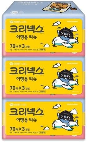 [KOTASTIC] Kawaii Pocket Tissues Travel Packs - Cute Facial Tissues for Camping, Car, and Purse Essentials 630 Count (9 Packs of 70)