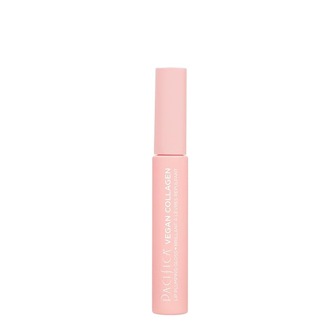 Pacifica Vegan Collagen Lip Plumping Gloss – Hydrating Lip Plumper with Peptides, Coconut & Vitamin E, High Shine Non-Sticky, Clean Vegan, 0.22 fl oz