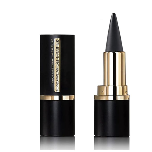 Go Ho Grey-black Gel Eyeliner Stick,Gel Eyeliner Pencil Crayon,Creamy Smooth Dark Grey Eye-liner Pen Eyeliner Makeup Eyeshadow Lips for Women(Gray)