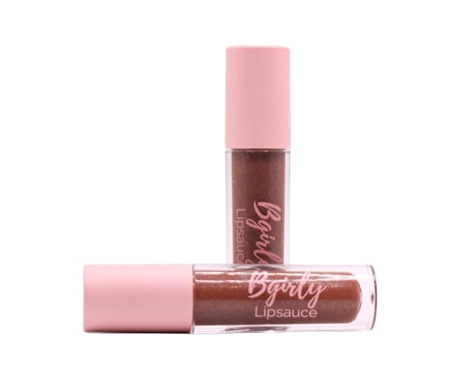 | Handmade, Vegan, Moisturizing Lip Gloss, Non-Sticky Lip Gloss (Chestnut)