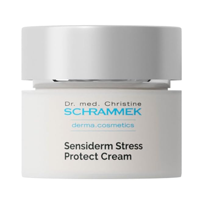 Sensiderm Stress Protect Cream (1.7 fl oz) - for Irritated & Dry Skin - Rich Day & Night Cream - with Panthenol & Aloe Vera - Day Cream - Face Moisturizer - Dr. Schrammek