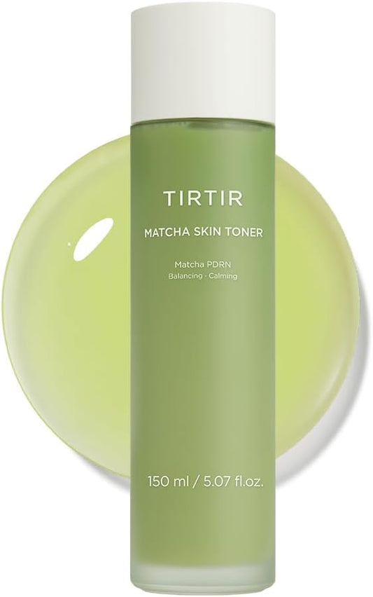 TIRTIR Matcha Skin Toner 5.07 Fl Oz | Hydrating Korean Daily Skin Care Facial Toner for Anti-Redness
