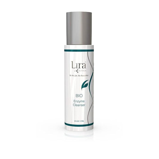 Lira Clinical BIO Enzyme Cleanser for Oily Skin Control - Papaya Enzyme Gel Face Wash - Hydrophilic Exfoliating Facial Cleanser - Deep Cleansing Skincare with Resurfacing and Hydrating Care - 6 Oz