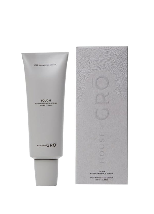 House of Grō TOUCH - HYDRATING BODY SERUM | 100ML - Chaga Mushroom Skincare, Body Serum, Inclusive Clean Beauty For All Ages And Skin Types, For Healthier Looking Skin