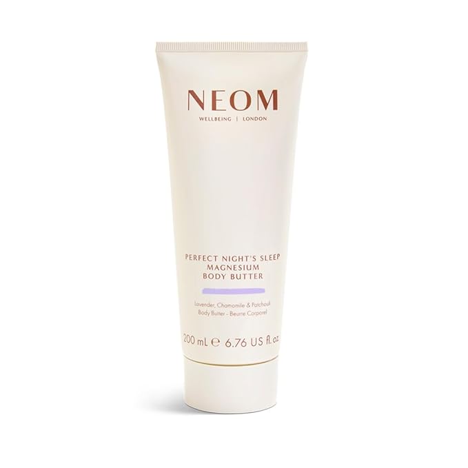 Neom - Magnesium Body Butter | 6.76 Fl Oz (200ml) | Lavender, Chamomile, & Patchouli | Lotion for Sleep with Essential Oils | 100% Natural Fragrances | Nourish & Soften | Signature Sleepy Scent