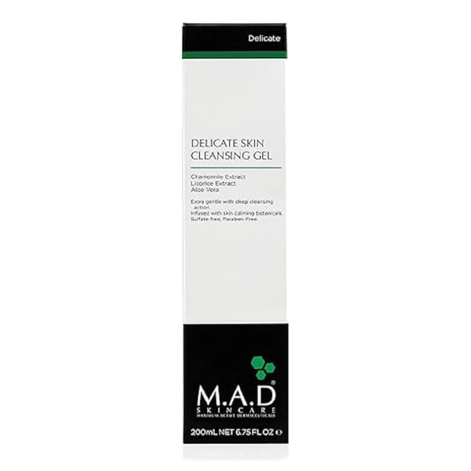 M.A.D Skincare Delicate Skin Cleansing Gel - Extra Gentle 6.75 oz.