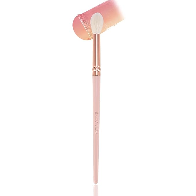 Natural Goat Hair Eyeshadow Brush, Large Blending Eye Shadow Brush, Eye Shadow Blending Brushes, Small Nose Contour Brushes, Single Natural Hair Makeup Brush, Smudge Brushes