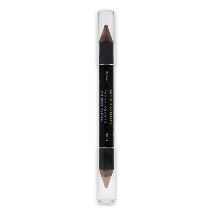 Arches & Halos Brow Highlighting and Concealer Crayon - Light - Shaping and Shimmer Eyebrow Stick and Highlighter Duo - Soft, Ultra Creamy Formula - Define, and Sculpt for Sharp Brows - 0.176 oz