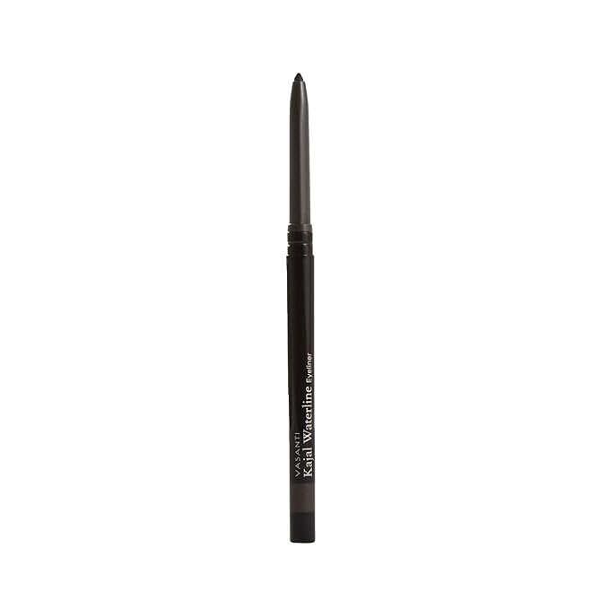 VASANTI Kajal Waterline Eyeliner Pencil - Long-lasting, Waterproof, Smudge-proof, Safe for Sensitive Eyes, Waterline Eye Liner - Opthalmologist Approved and Tested (Rich Brown)