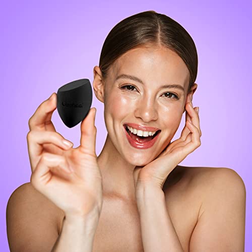 2PCS Makeup Sponge Set, Latex Free Makeup Blender for foundation, Makeup Sponges egg shaped, Makeup Sponges for all areas