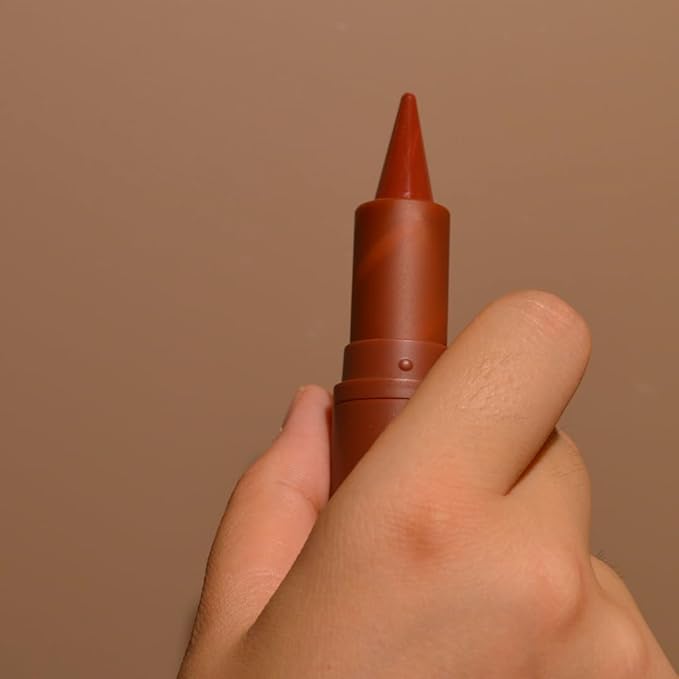 2Pcs 2-in-1 Gradient Lip Liner and Lipstick Lip Combo Set - Achieve Flawless Contour and Gradual Ombre Effect with Easy-to-Use Crayon Form and Cone Tip (2Pcs 01# Milk Tea)