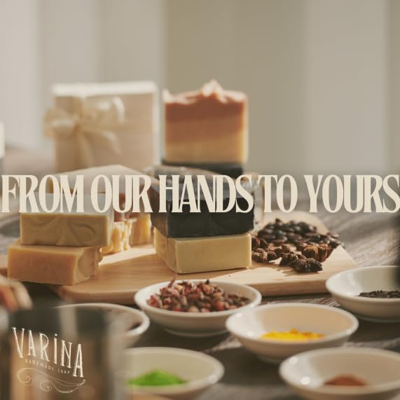 Organic Peppermint Bar Soap - Gentle Cleansing for Sensitive Skin, Herbal and Mint - 3 Pack