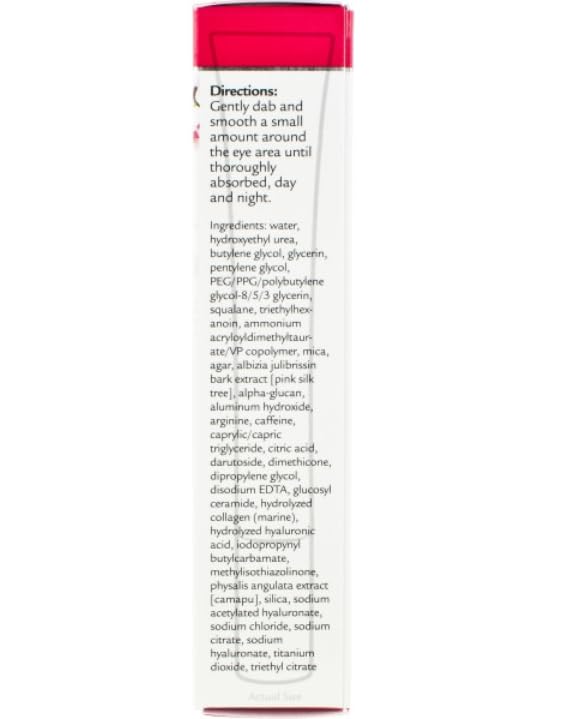 Hada Labo Tokyo Age Correcting Eye Cream, Anti-Aging Super Hyaluronic Acid, Collagen & Caffeine Reduce Wrinkles, Dark Circles & Under Eye Puffiness, Lift, Firm & Brighten Eyes, 0.5 oz