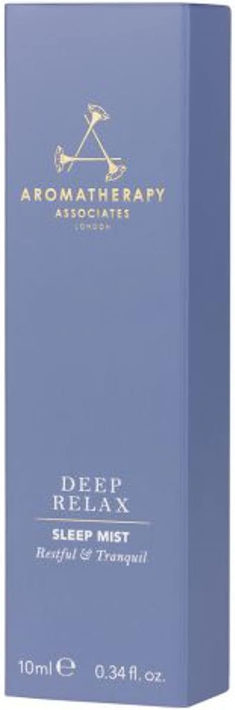 Aromatherapy Associates Deep Relax Sleep Mist. Body and Linen Spray for Restorative Sleep. Made with Vetivert, Chamomile and Sandalwood Essential Oils (0.34 fl oz)