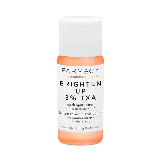 Farmacy 3% TXA Toner for Face - Brightening Face Toner for Oily Skin - Liquid Exfoliant with Azelaic Acid + 5% PHA to Target Visible Dullness + Help Reduce Uneven Skin Tone (10ml)